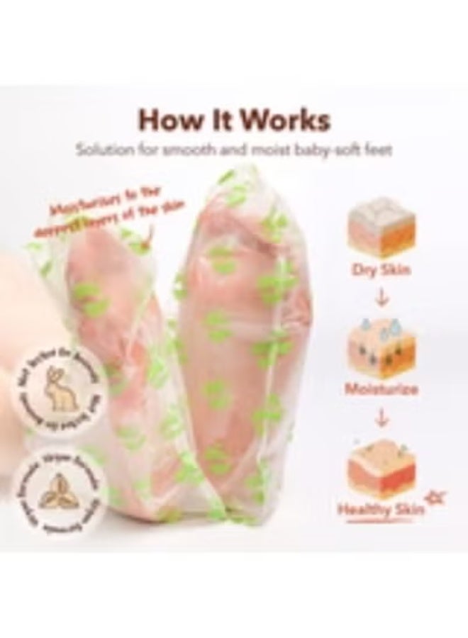 بيور ديرم قناع تقشير القدمين من بيورديرم بوتانيكال تشويس، ، زوج واحد - Image 3